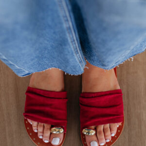 Keep It Current Sandals - Sangria