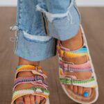 Vibrant Getaway Platform Sandals