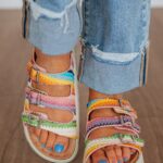 Vibrant Getaway Platform Sandals